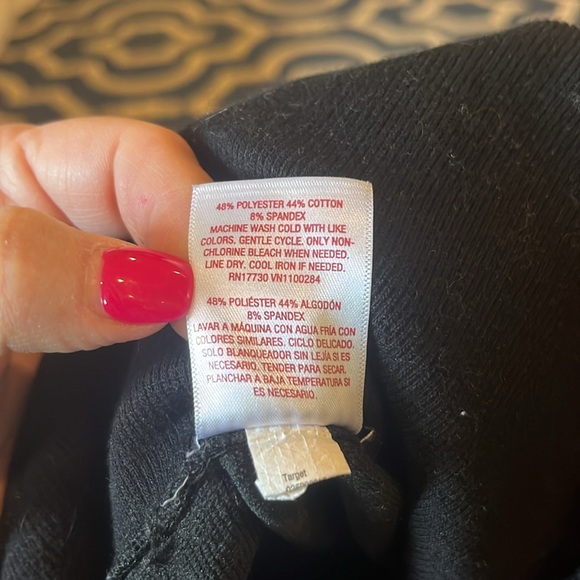 Warm black leggings. Size S/M.  Work several times. Listing # 478 - Picture 7 of 7